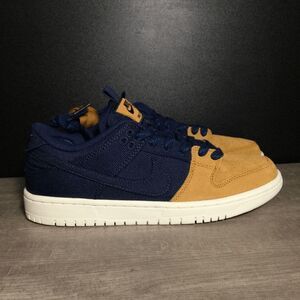 Nike SB Dunk Low Pro PRM 90s Backpack Navy Desert Ochre DX6775-400 Men's 6.5